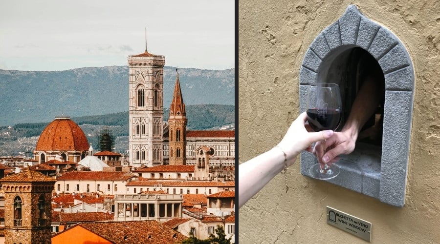 Discover the Wine Windows in Florence, 3 Nights + Flights