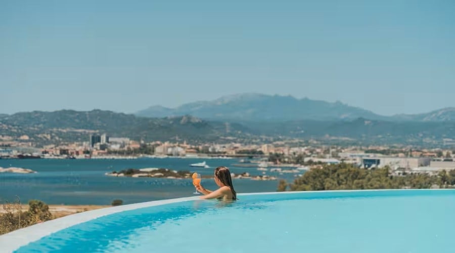 Hilltop Sardinia Views & Infinity Pool, 7 Nts B&B with Flights